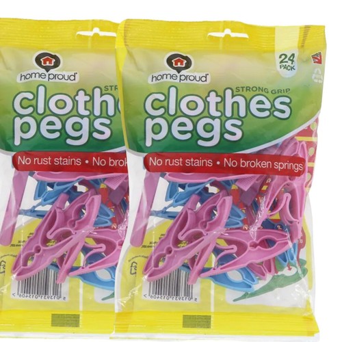 Strong plastic clothes pegs - strong,