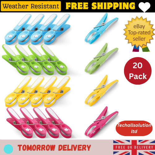 Heavy duty clothes pegs - clothes,