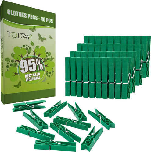 Today eco clothes pegs - 40,