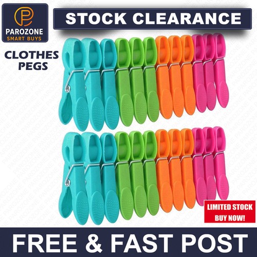 48x clothes pegs line - clothes,