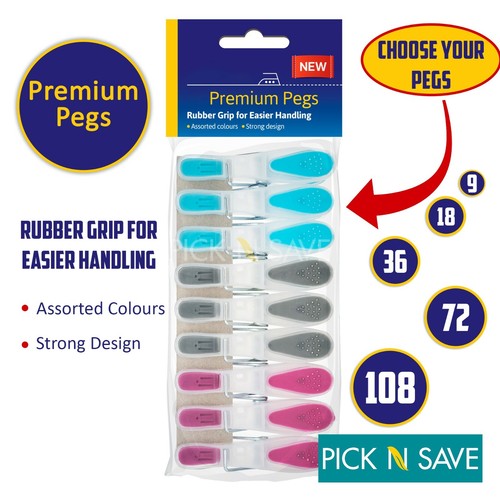 Strong plastic clothes pegs - strong,