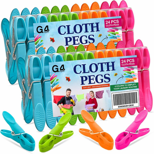 Clothes pegs pack strong - clothes, 48