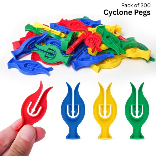 200 clothes pegs heavy - x,