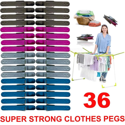 36x clothes pegs line washing - 36x,
