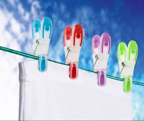 Strong plastic clothes pegs - strong,